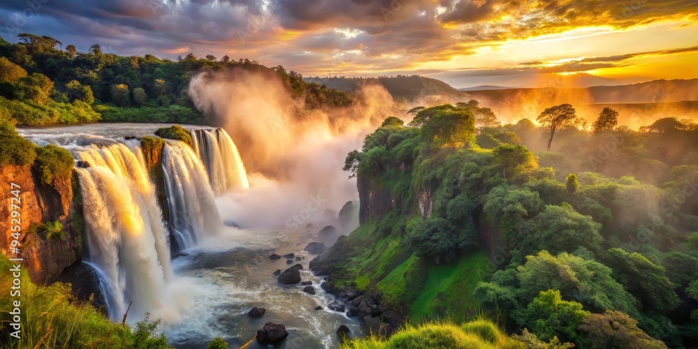 vivid kalambo falls morning tapestry lush greenery vibrant colors misty fog warm golden light intricate details complex composition lush verdant tapestry vibrant life vivid kalambo falls morning tapestry lush greenery vibrant colors misty fog warm golden light intricate details complex composition lush verdant tapestry vibrant life