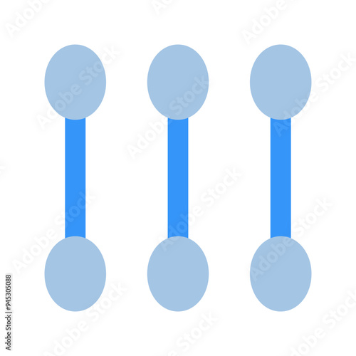 cotton swab flat icon