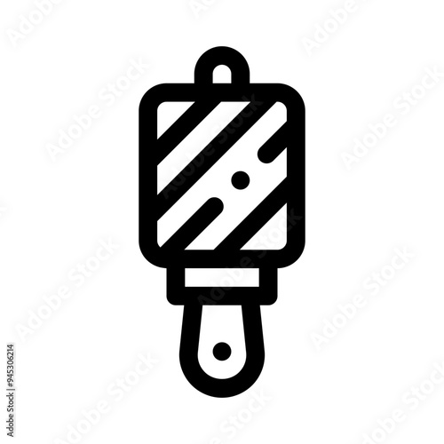 lint roller line icon