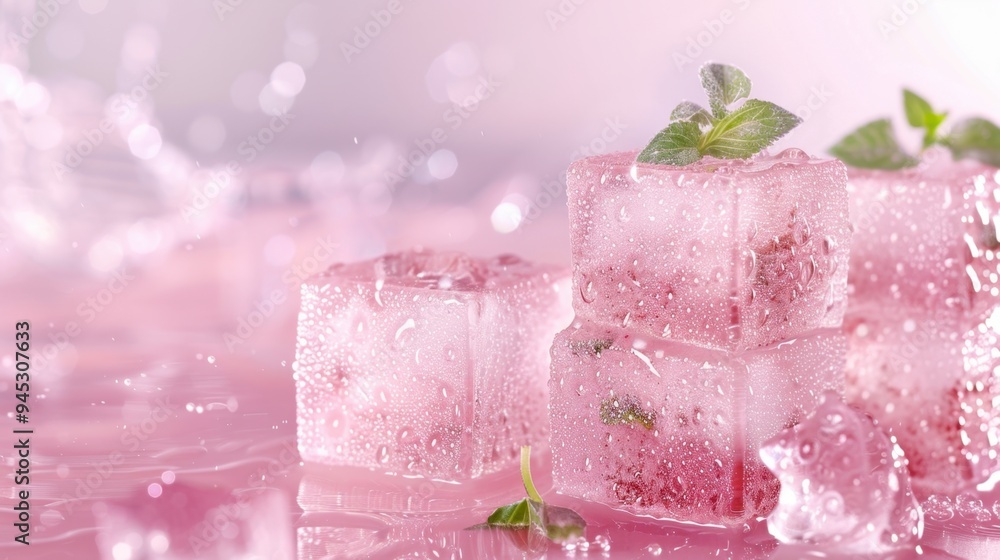 Playful gummy bear ice cubes, plain setting, herb garnish, shimmering with water droplets, balancing sweetness with herbal undertones. Playful gummy bear ice cubes, plain setting, herb garnish, shimmering with water droplets, balancing sweetness with herbal undertones.