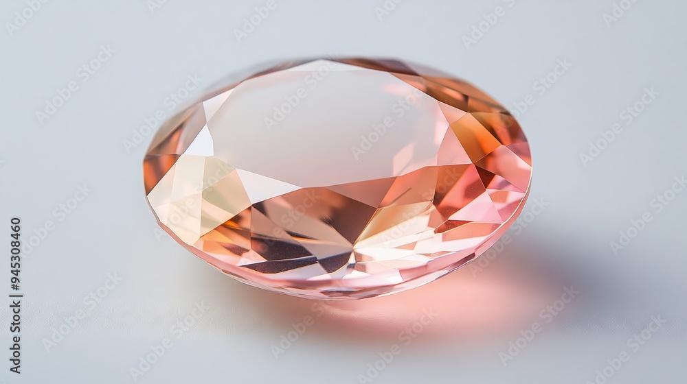 Elegant pink gemstone with a delicate faceted surface, reflecting soft light and radiating a warm glow.
Elegant pink gemstone with a delicate faceted surface, reflecting soft light and radiating a warm glow.
