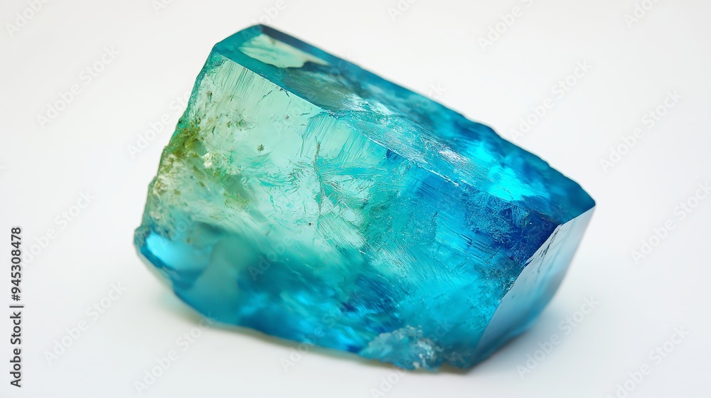 Aqua blue raw crystal with a rugged surface, showcasing natural beauty and vibrant color.
Aqua blue raw crystal with a rugged surface, showcasing natural beauty and vibrant color.