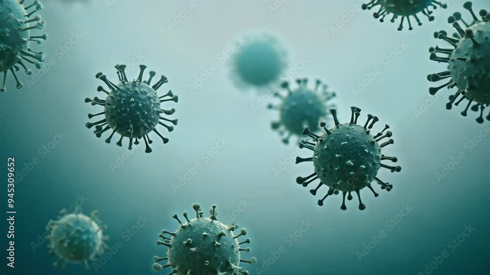 Microscopic exploration of viral structures observed in a laboratory setting during research Microscopic exploration of viral structures observed in a laboratory setting during research