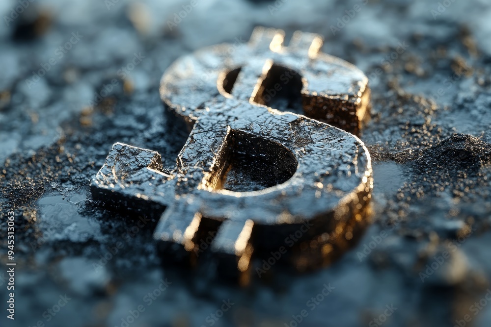Illustration of a currency symbol being molded by policy makers, concept of economic policy shaping national wealth Illustration of a currency symbol being molded by policy makers, concept of economic policy shaping national wealth