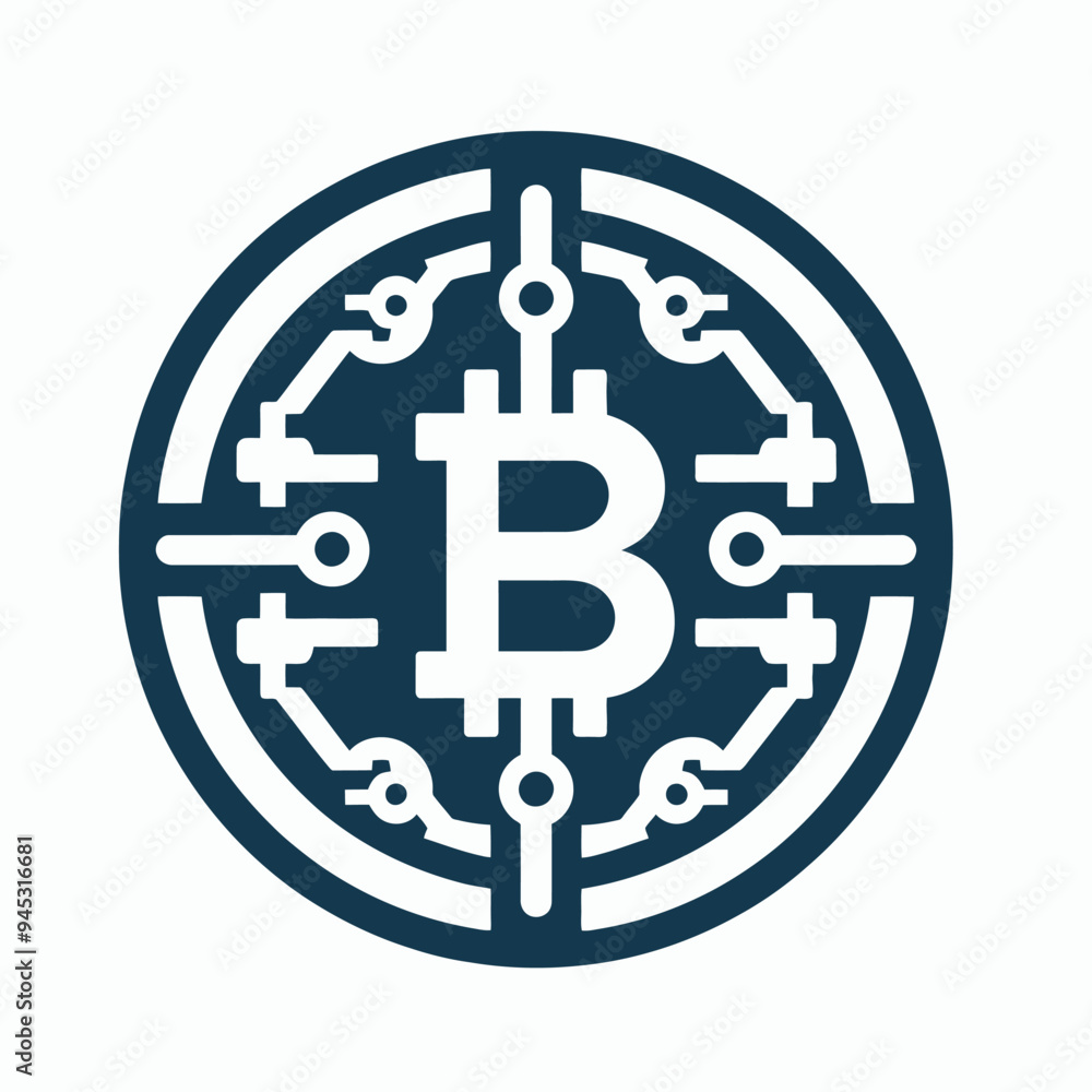 Obraz premium Minimalist tech Logos on White Background 