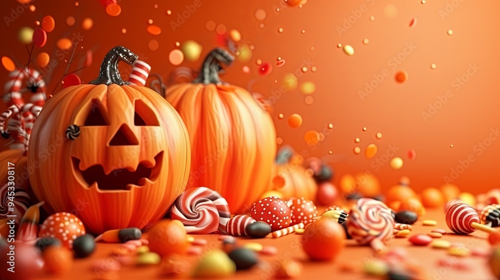 Festive Halloween holiday background Festive Halloween holiday background
