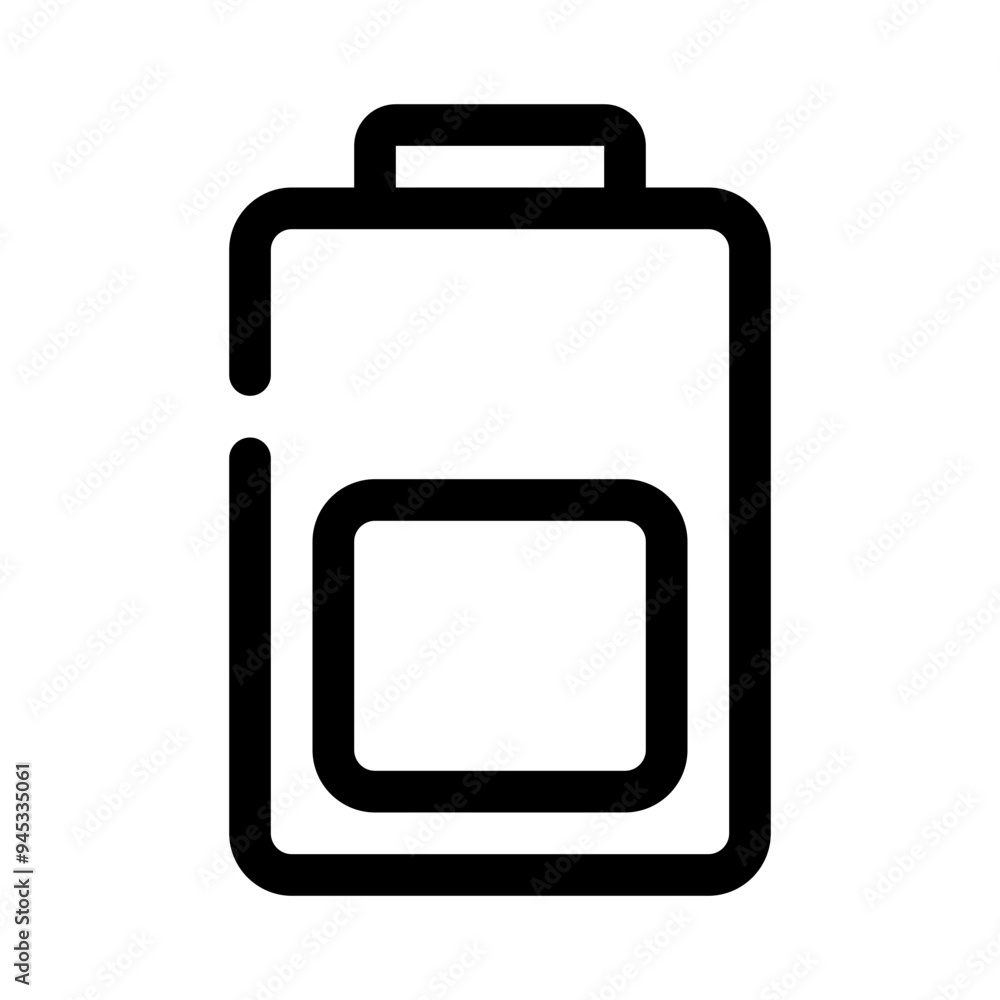 battery line icon battery line icon