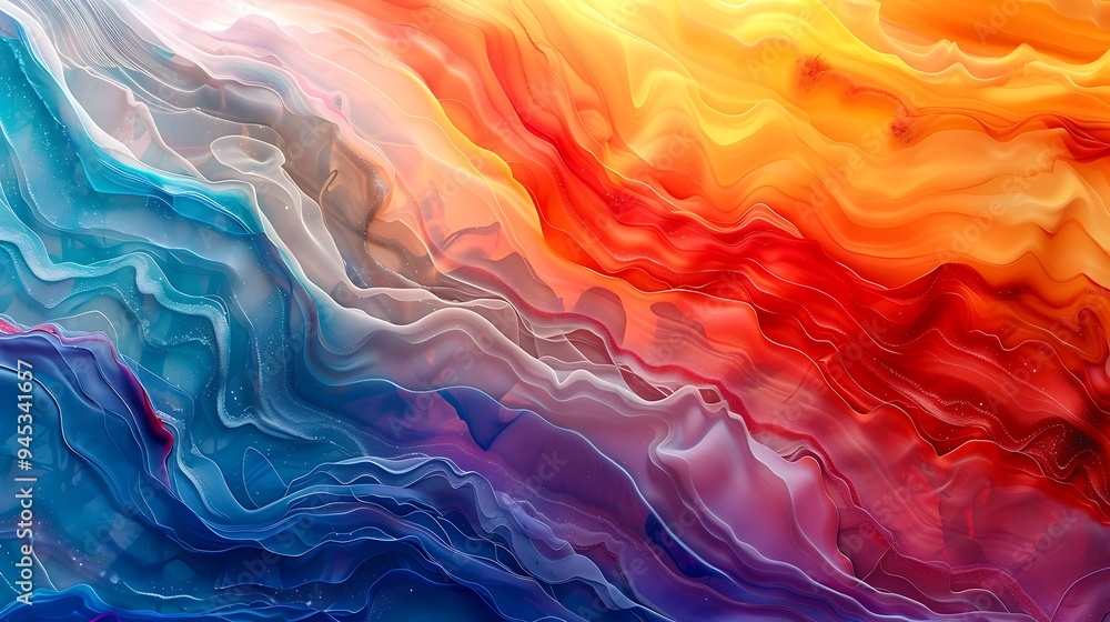 Abstract Swirling Colors Abstract Swirling Colors