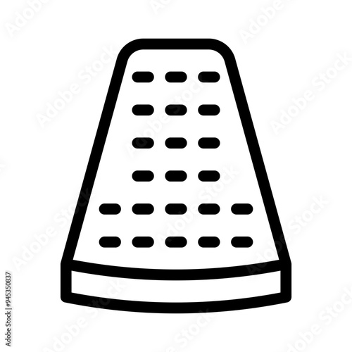 thimble line icon
