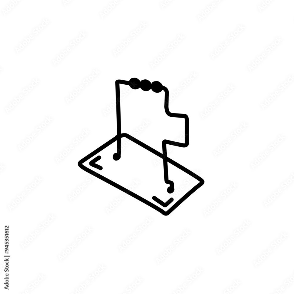 kid toy line icon kid toy line icon