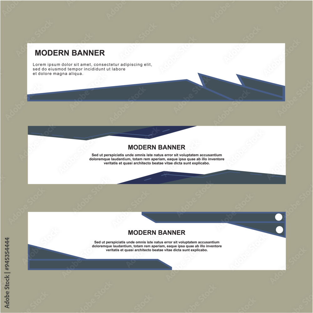 Fototapeta premium Modern Business Banner