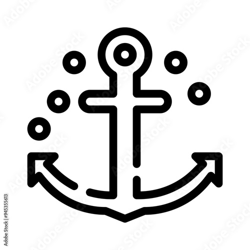 anchor line icon