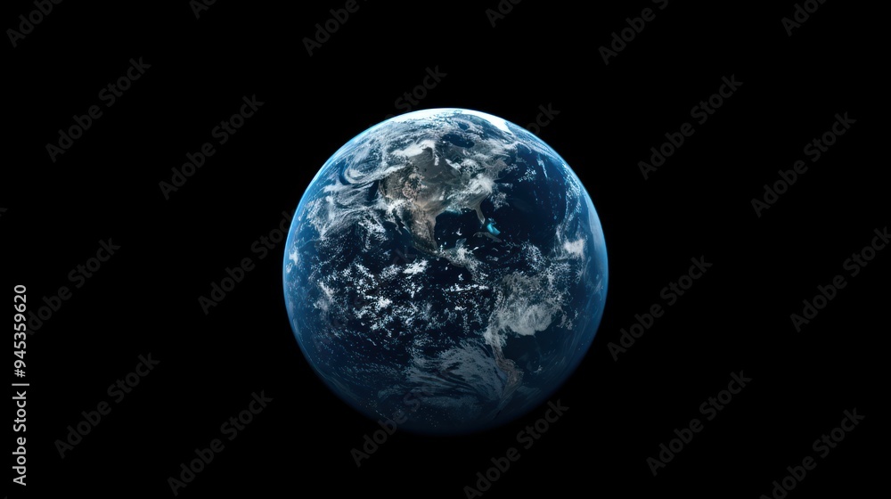 Earth from Space: A Blue Marble in the Void Earth from Space: A Blue Marble in the Void