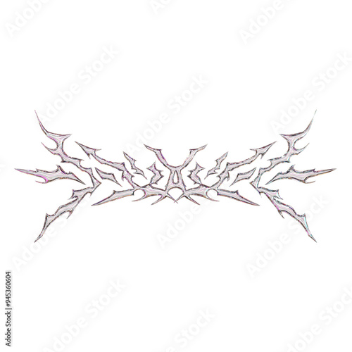 Tribal typo 3d rnder