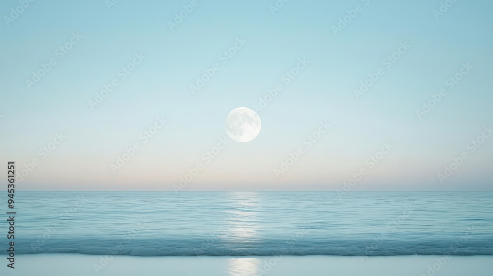 Glowing moonlight reflecting on calm ocean waves, tranquil and serene, night glowtime, peaceful and meditative Glowing moonlight reflecting on calm ocean waves, tranquil and serene, night glowtime, peaceful and meditative