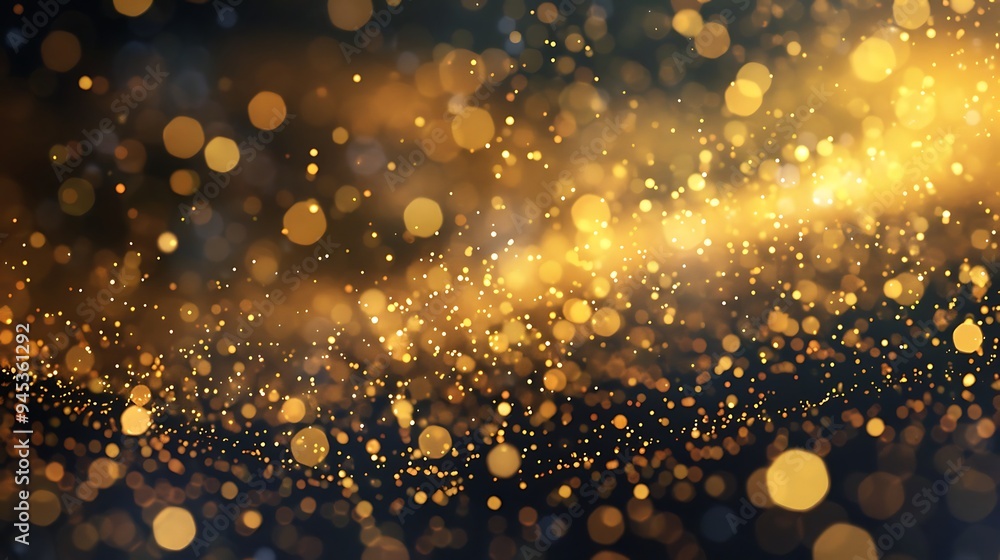 Golden Glitter Abstract Golden Glitter Abstract
