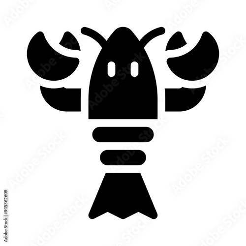 shellfish glyph icon