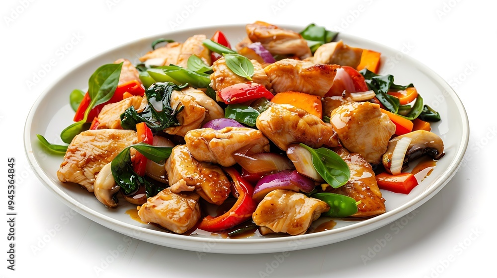 Delicious Chicken Stir-Fry with Broccoli and Bell Peppers Delicious Chicken Stir-Fry with Broccoli and Bell Peppers
