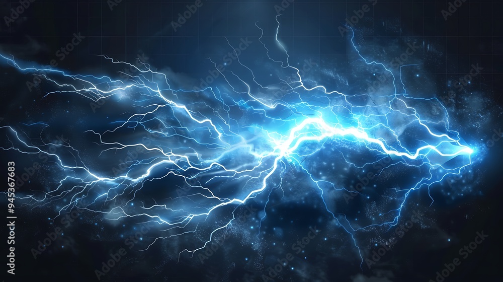 Lightning Storm in the Night Sky Lightning Storm in the Night Sky