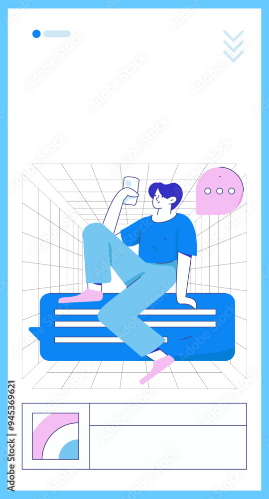 Notification announcement vector creative flat hand drawn illustration
Notification announcement vector creative flat hand drawn illustration