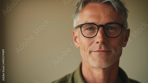 Image of a confident middle-aged man with gray hair and glasses.