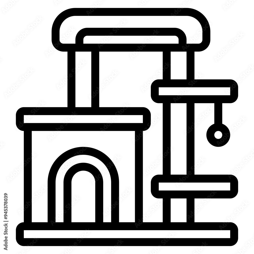 Scratcher 1 cats equipment icon illustration Scratcher 1 cats equipment icon illustration