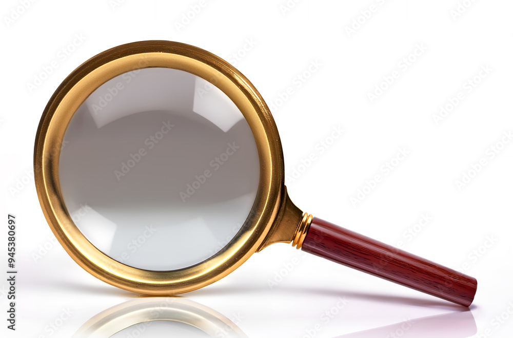 Magnifying glass isolated on white background Magnifying glass isolated on white background