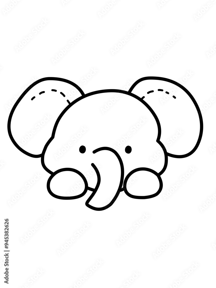 Naklejka premium Animal icon logo