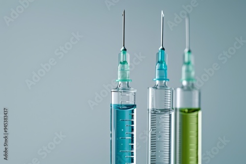 A scientific close-up of a syringe being filled from a test tube, highlighting the precision and importance of laboratory procedures and research.