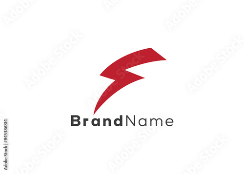 Minimalist thunder logo design template Free Download Minimalist thunder logo design template - GFXLoad