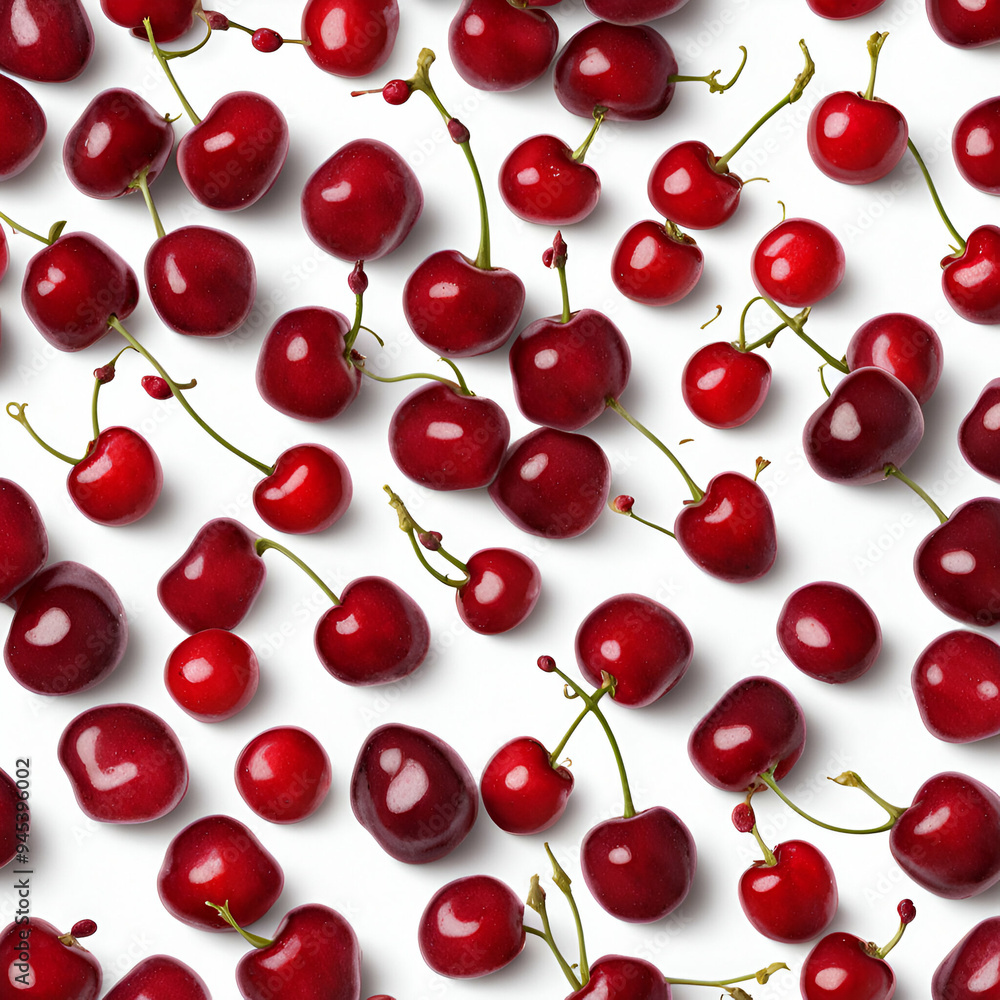 cherries seamless pattern, Red Cherry fresh berry pattern from flat view isolated on background, summer fruit for refreshment, fresh berries with high vitamin. cherries seamless pattern, Red Cherry fresh berry pattern from flat view isolated on background, summer fruit for refreshment, fresh berries with high vitamin.