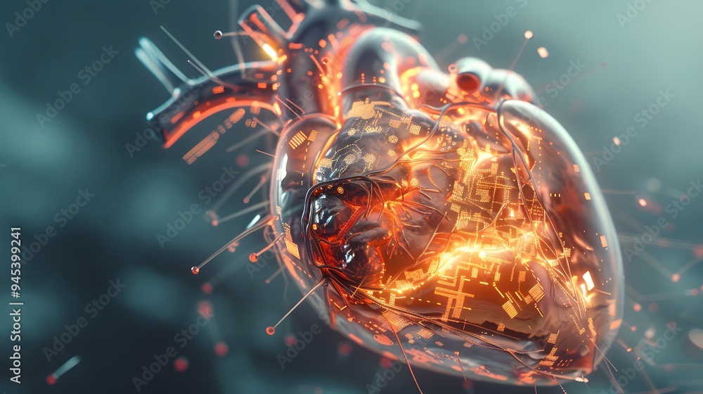 Electronic technology, artificial intelligence, heart Electronic technology, artificial intelligence, heart