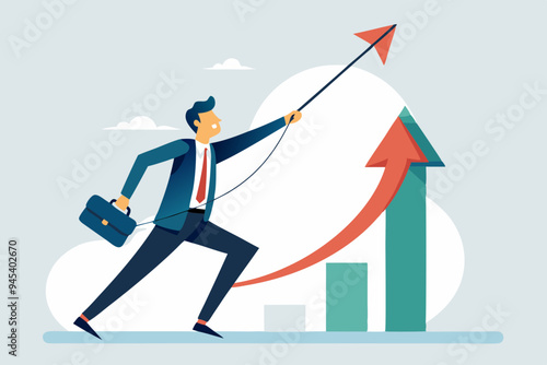 Change direction or career path for best opportunity, turn or transform to different direction, choice or alternative way to progress concept, businessman draw new arrow metaphor of change direction. 