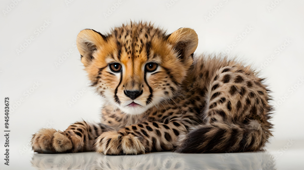 Fototapeta premium cheetah kitten
