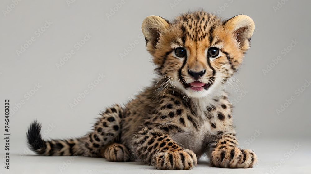 Obraz premium cheetah kitten
