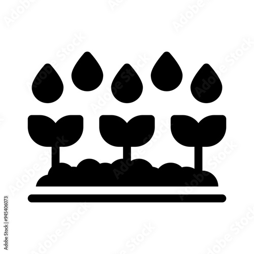 yard glyph icon