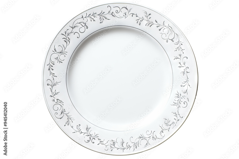 High-resolution PNG of a plate isolated on transparent background for culinary design, kitchenware illustration, and food presentation projects High-resolution PNG of a plate isolated on transparent background for culinary design, kitchenware illustration, and food presentation projects