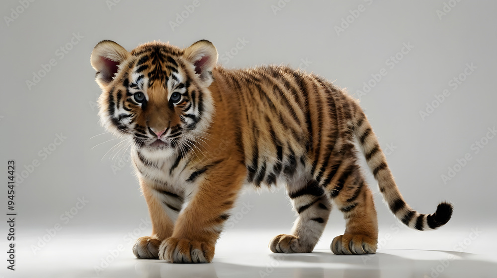 Obraz premium tiger kitten