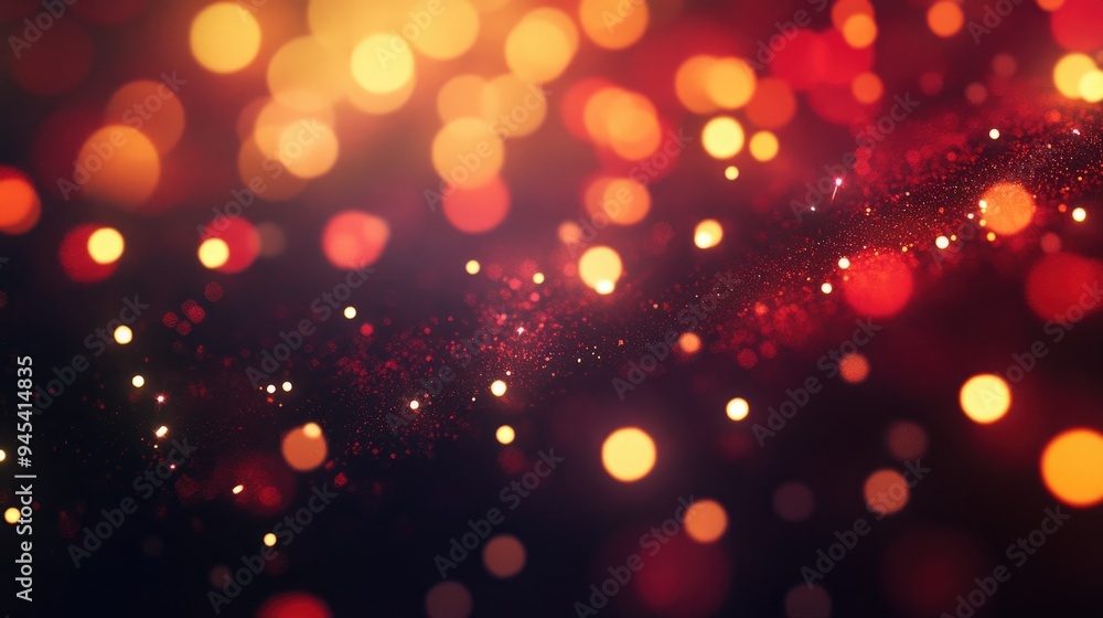 3D rendering of blurred Christmas lights for background purposes 3D rendering of blurred Christmas lights for background purposes