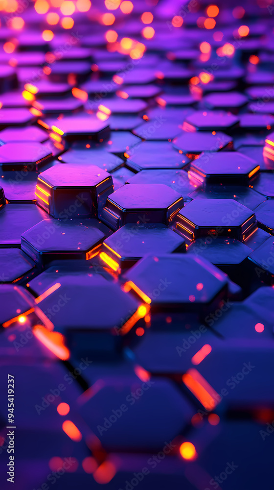 Abstract background with hexagonal structure Abstract background with hexagonal structure