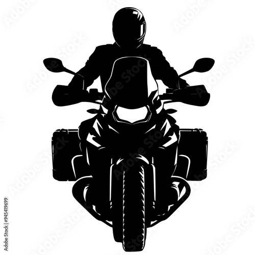 biker on a motorcycle, man ride touring motorcycle