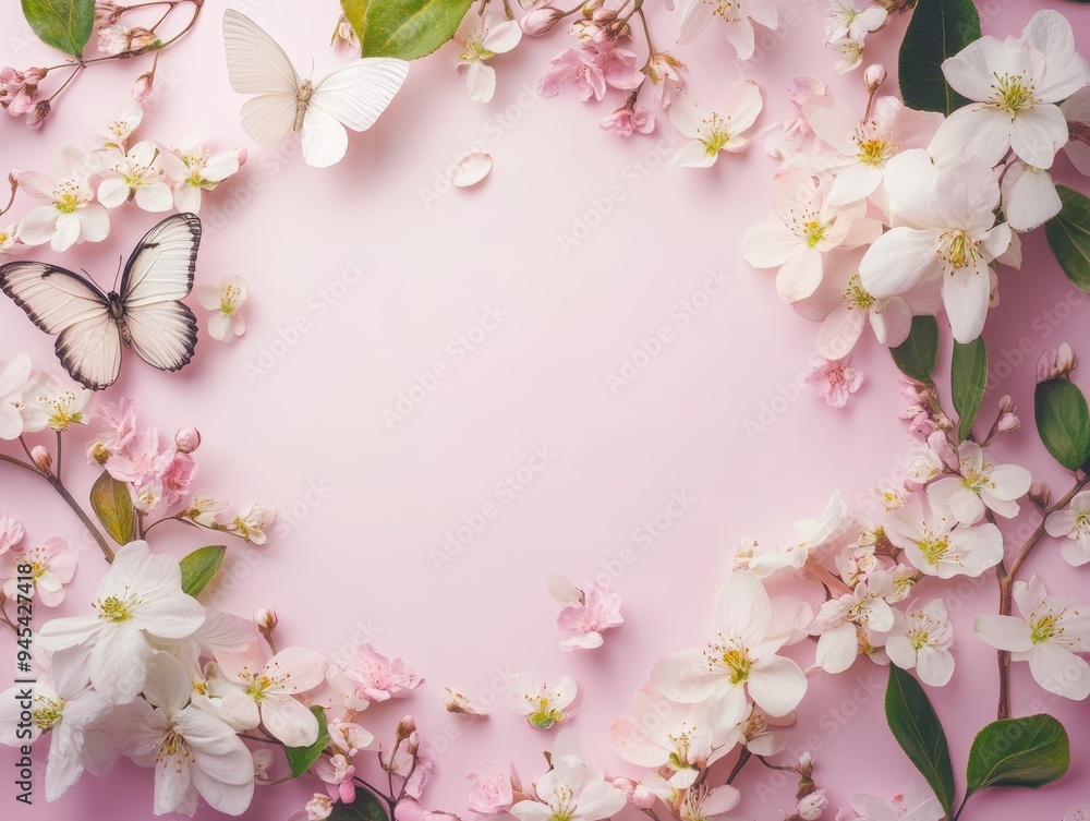 Abstract spring nature photography featuring flowers and butterflies for holiday greeting cards Abstract spring nature photography featuring flowers and butterflies for holiday greeting cards