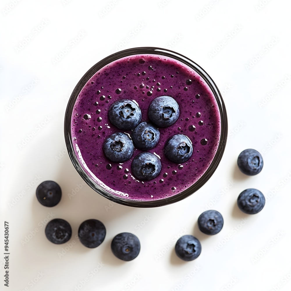 Refreshing Glass of Smoothie Placed at the Center of a White Background Healthy Dairy or Non Dairy Beverage with Fruits Superfoods and Nutrients for a Balanced Lifestyle and Overall Wellbeing Refreshing Glass of Smoothie Placed at the Center of a White Background Healthy Dairy or Non Dairy Beverage with Fruits Superfoods and Nutrients for a Balanced Lifestyle and Overall Wellbeing