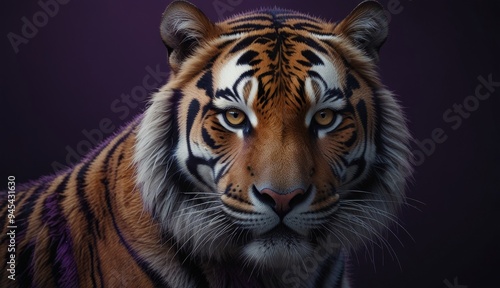 Wallpaper Mural Majestic Close-Up of a Tiger Torontodigital.ca