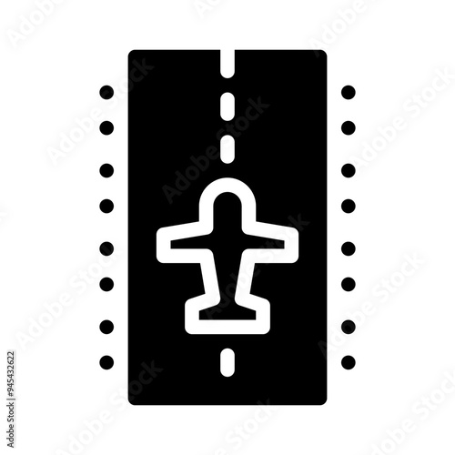 runway glyph icon