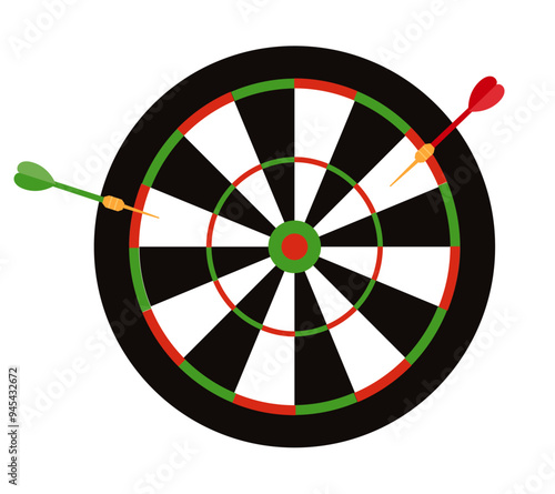Dart Board Vector 