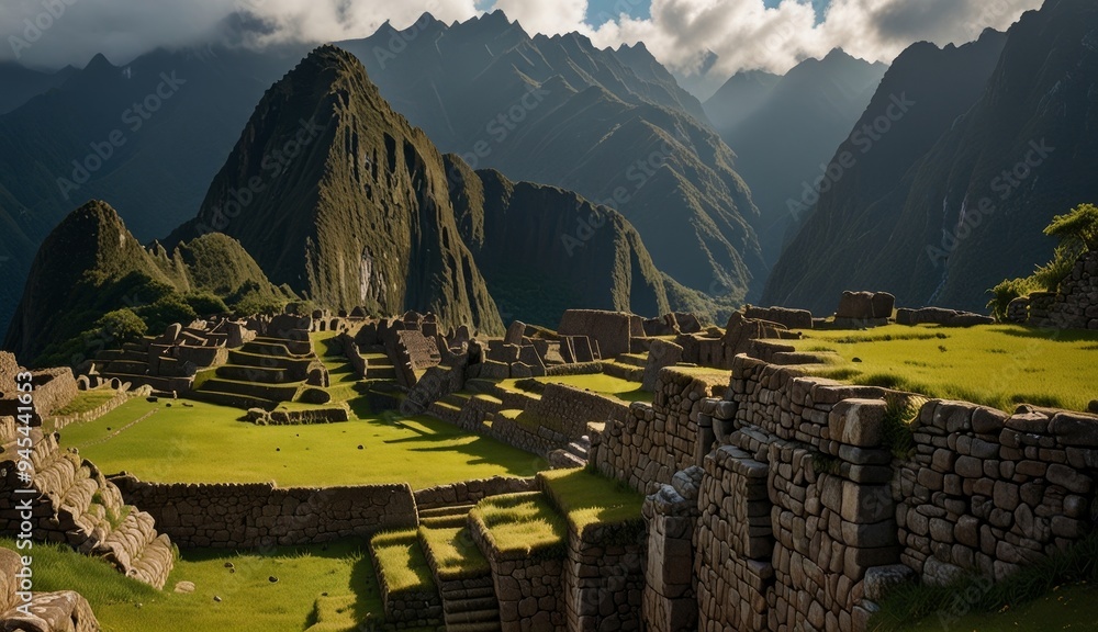 Obraz premium Majestic Machu Picchu Landscape
