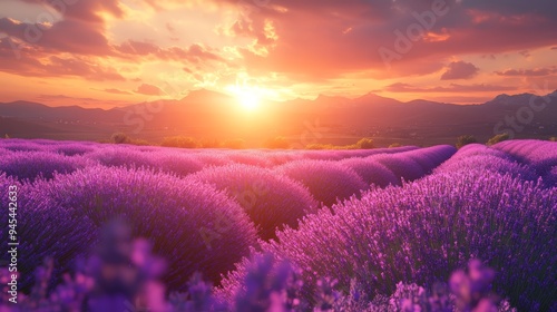 Provence Lavender Fields Summer