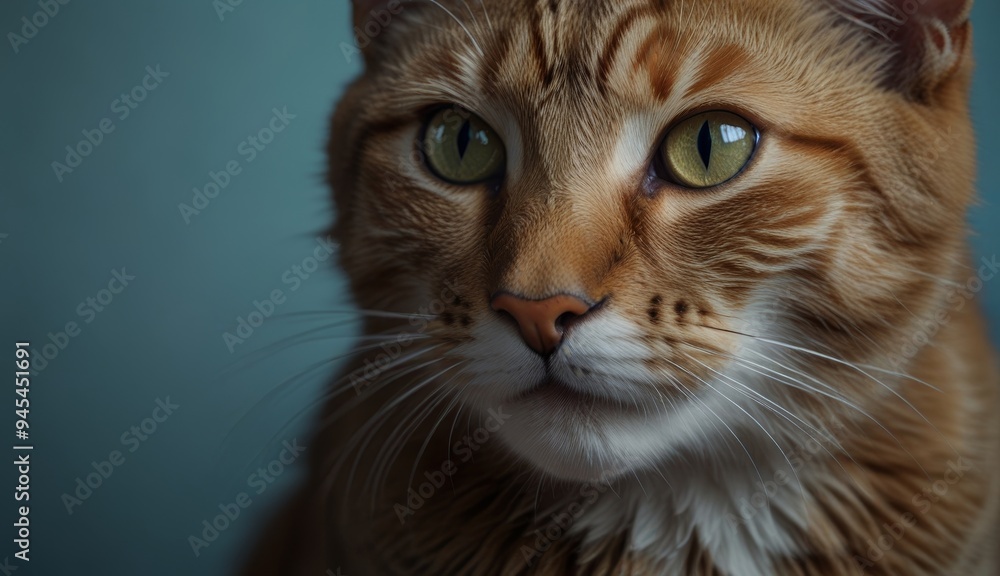 Majestic Ginger Cat Portrait Majestic Ginger Cat Portrait