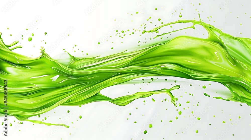 Green Liquid Splash Abstract Background Green Liquid Splash Abstract Background